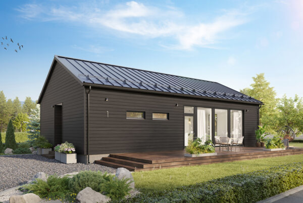 Ulkokuva omakotitalosta