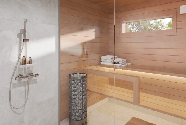Pesuhuone ja sauna