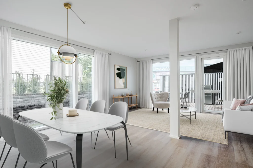 Olohuone ja ruokailutila